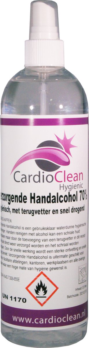 Goedkoopste Cardioclean® Handalcohol 70 – 500 ml eurofles