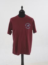 T-shirt Airborne rouge bordeaux avec Pégase