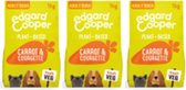 3x Edgard & Cooper Plantaardig Wortel & Courgette - Hondenvoer - 1kg