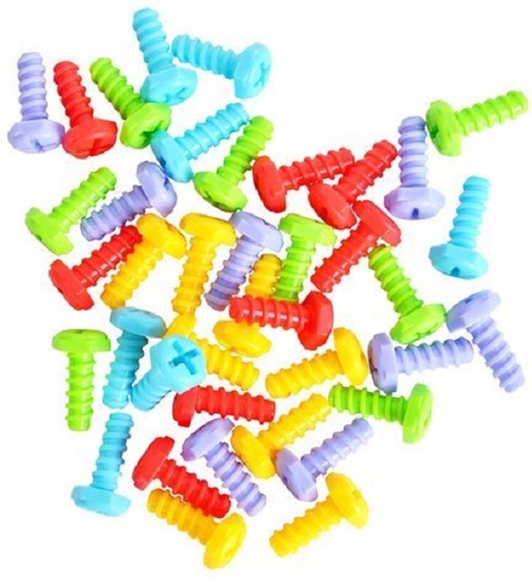 107-delig 3D Puzzel Constructie Bouw Speelgoed Mozaïek met Elektrische Schroef Boor Machine & Batterijen - Bouwonderdelen - Creatieve 2D/3D Puzzel met Werkende Boormachine & Gereedschapskoffer - Speelgoedgereedschapskoffer met Mozaïekbord — afbeelding 14