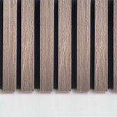Akoestisch Wandpaneel - Mocca - 240 x 60 cm - Houten Wandpaneel - Milieuvriendelijk materiaal - Akoestische Panelen