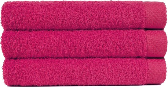 Strandlaken 70x180 cm Uni Pure Royal fuchsia magenta col 1822 - 1 stuks