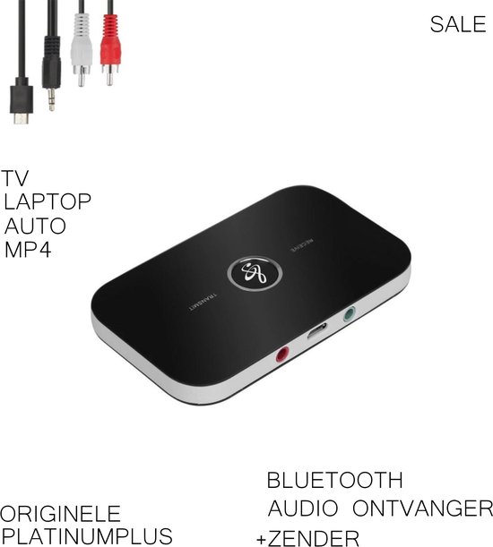 Audio Zender En Ontvanger Bluetooth In BT Mm AUX Bluetooth Bol Com