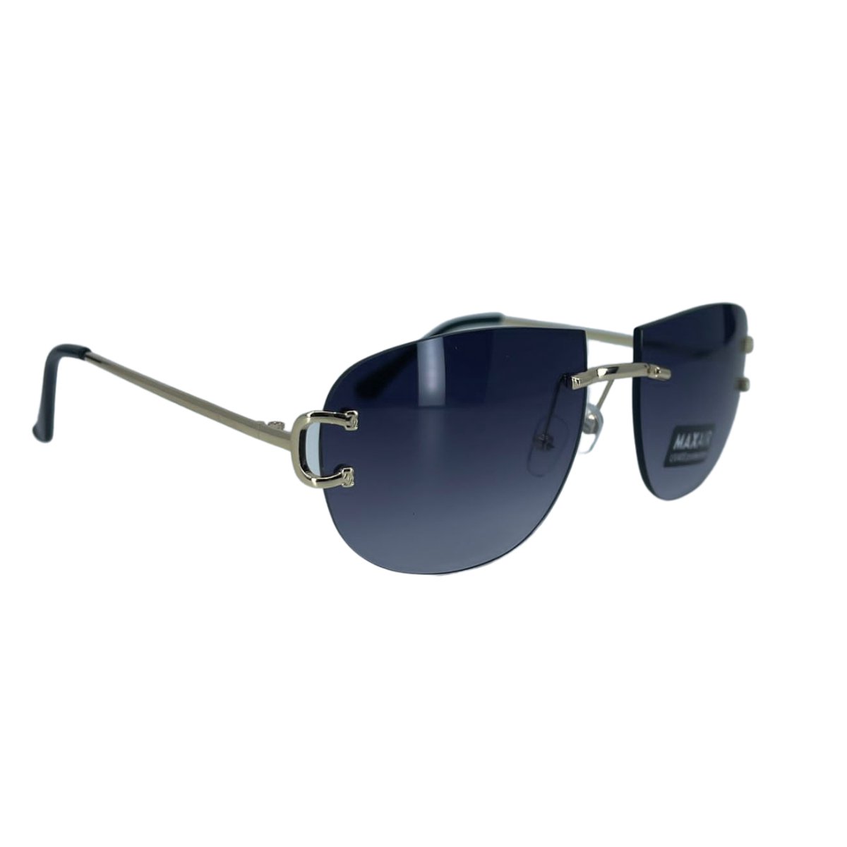 Premium Zonnebril - Rond druppelvormig - Retro stijl - UV4000 - Donkerblauw