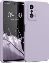 kwmobile telefoonhoesje geschikt voor Xiaomi 11T / 11T Pro - Hoesje voor smartphone - Back cover in lila wolk