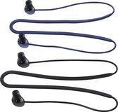 kwmobile 2x Earbuds Cord - Compatible avec Samsung Galaxy Buds Pro - Pour écouteurs sans fil sans perte - En noir / bleu
