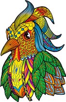 VinkToys® Legpuzzel -Paradijsvogel A3 - Houten jigsaw puzzel Vogel - Houten Dieren Puzzel - 200 stukjes