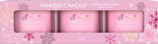 Yankee Candle - Snowflake Kisses Filled Votive 3-Pack