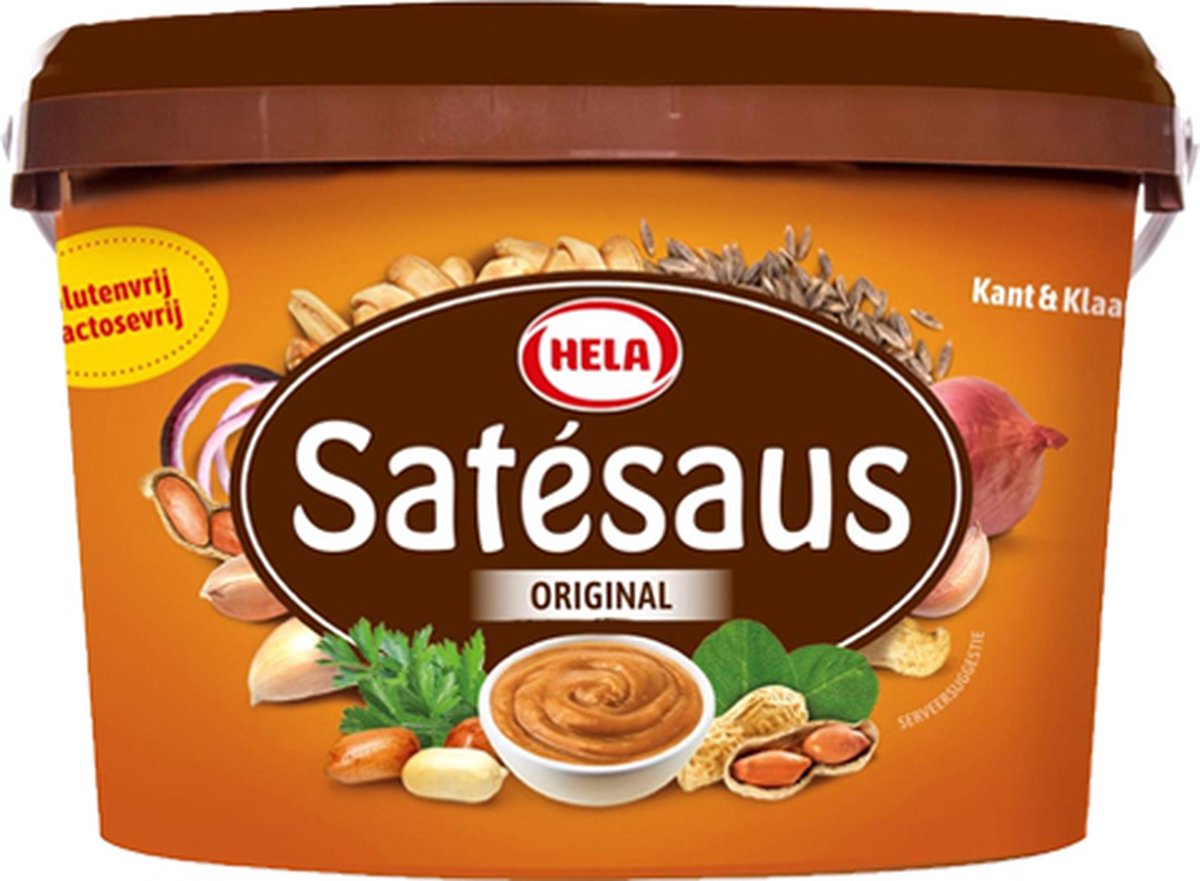 Hela - Satésaus Original (Kant en klaar) - 3.3 kg