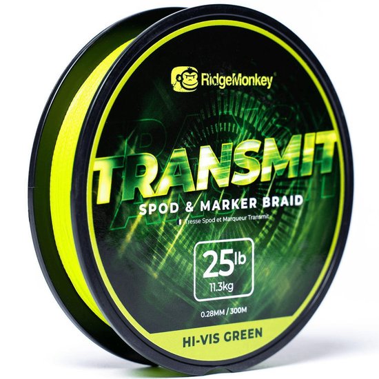 RidgeMonkey RM-tec transmettre spod et tresse de marqueur| 0,28 mm| 300 mètres