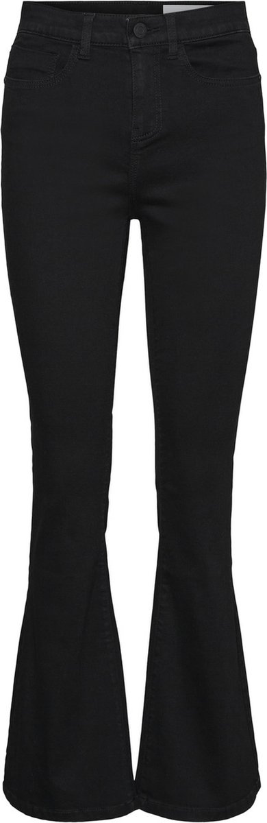 Noisy may Jeans Nmsallie Hw Flare Jeans Vi023bl Noo 27017554 Black Dames Maat - W26 X L32