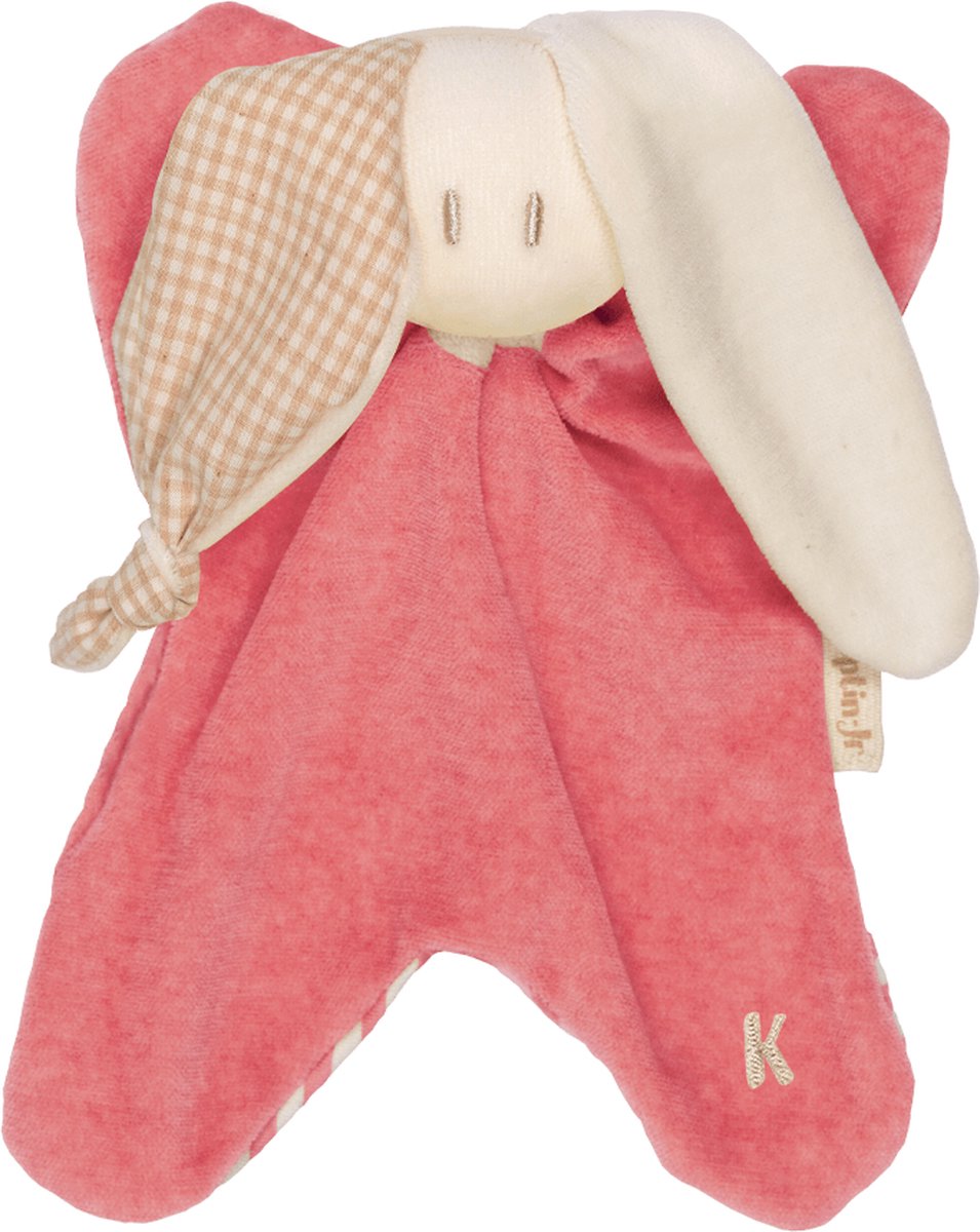 Keptin-Jr knuffeldoek Toddel - biologisch katoen - coral
