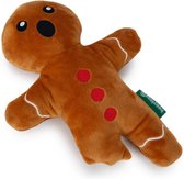 Beeztees Gingerbread - Hondenspeelgoed - Pluche - Bruin - 25x18x5,5 cm
