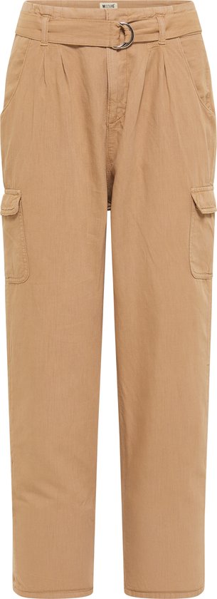 Mustang Belted Cargo dames broek met hennep - W33 / L32