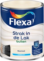 Flexa Strak in de Lak Zijdeglans - Buitenverf - Roomwit - 0,75 liter