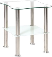 Table d'appoint HakuShop | Wit & Chrome | Métal | Design | 40x40x47cm