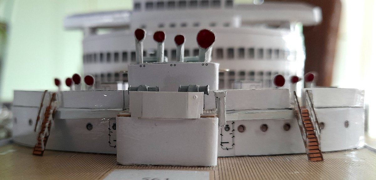 Scaldis bouwplaat SS Nieuw Amsterdam 1/250