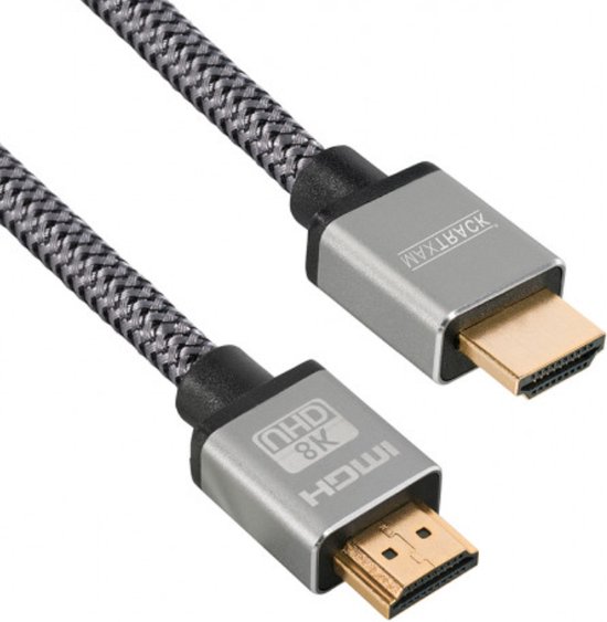 Clicktronic Slimline HDMI 2.0 Kabel - 4K 60Hz - Verguld - 1,5 meter