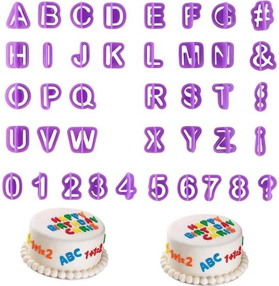 Emporte-pièces Alphabet en plastique