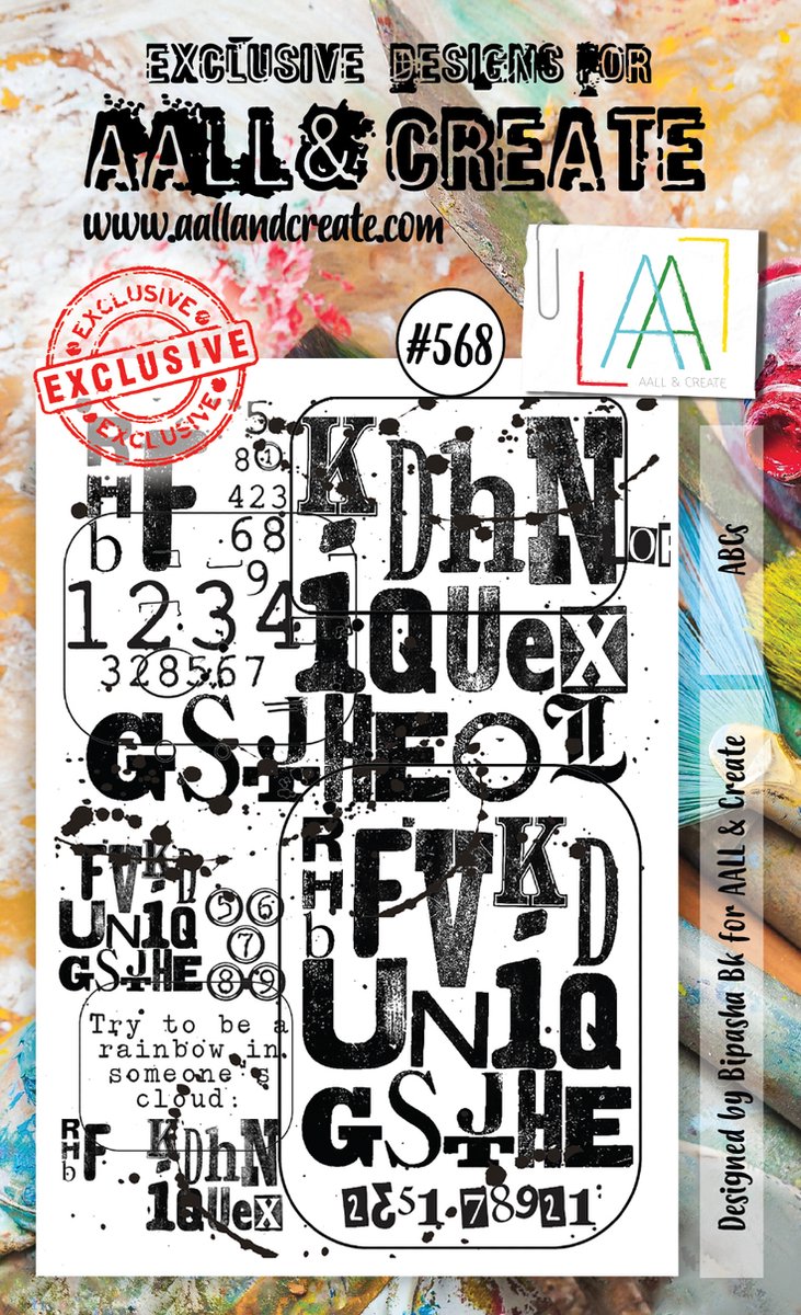 AALL & Create Stamp Abcs AALL-TP-568 15x10cm
