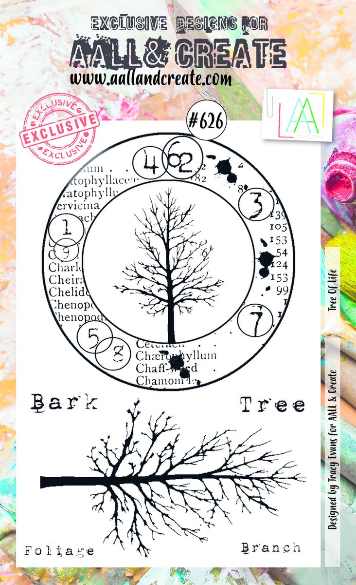AALL & Create Stamp Tree Of Life AALL-TP-626 15x10cm (02-22)