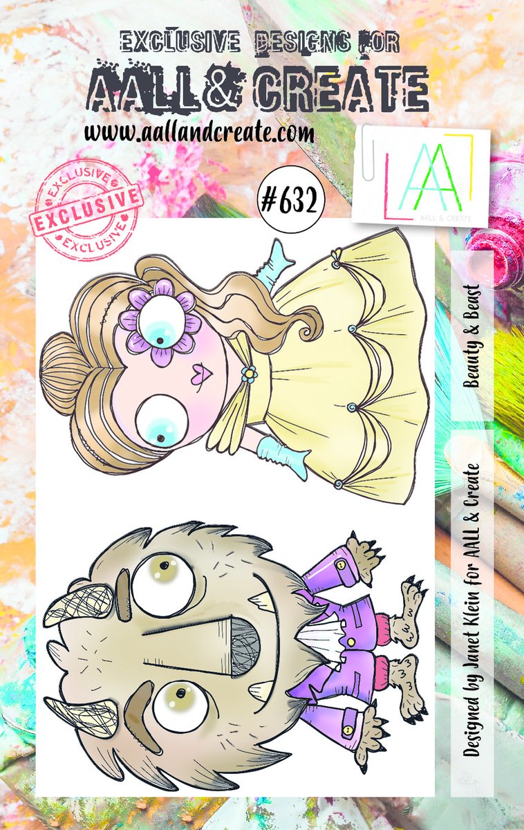 AALL & Create Stamp Beauty & Beast AALL-TP-632 7,3x10,25cm (02-22)