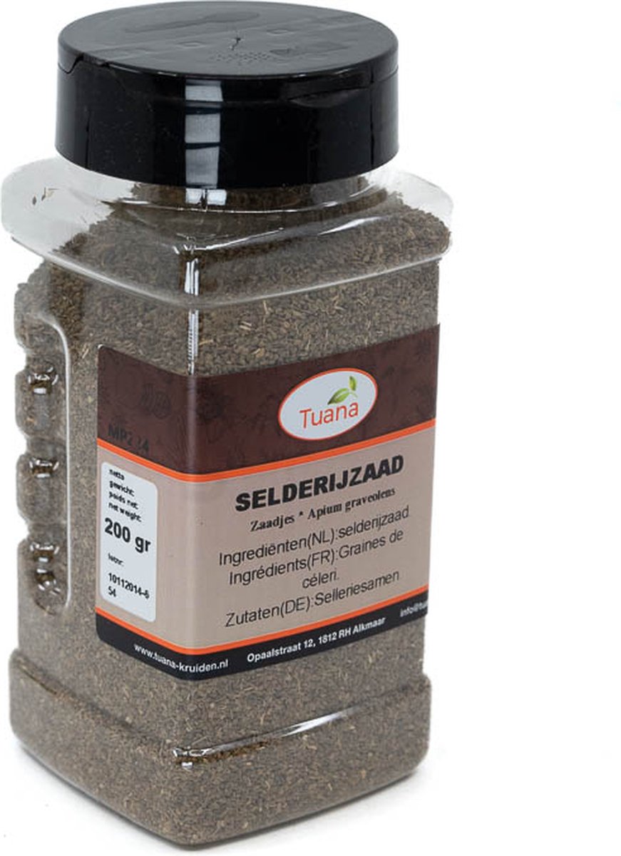 Goedkoopste Tuana Kruiden - Selderij Zaden - Strooibus 150 Gram - MP-S-0005