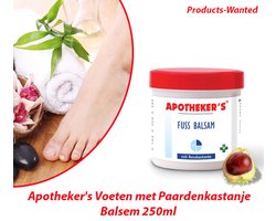 2-Potten Apotheker’s Voeten met Paardenkastanje Balsem 250ml
