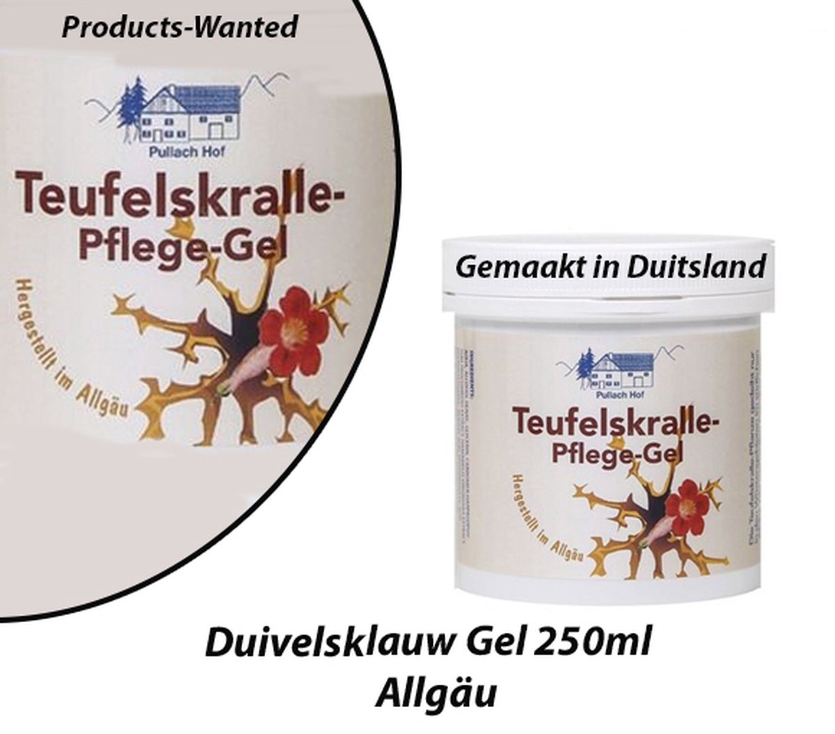3-Potten Duivelsklauw Gel 250ml – Allgäu