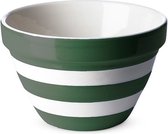 Cornishware Adder Green Pudding Bassin- Puddingschaal - groen wit gestreept