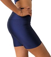 Merk - Fitness short dames - bikershort - sportshort - navy korte broek dames – zomerbroek – M