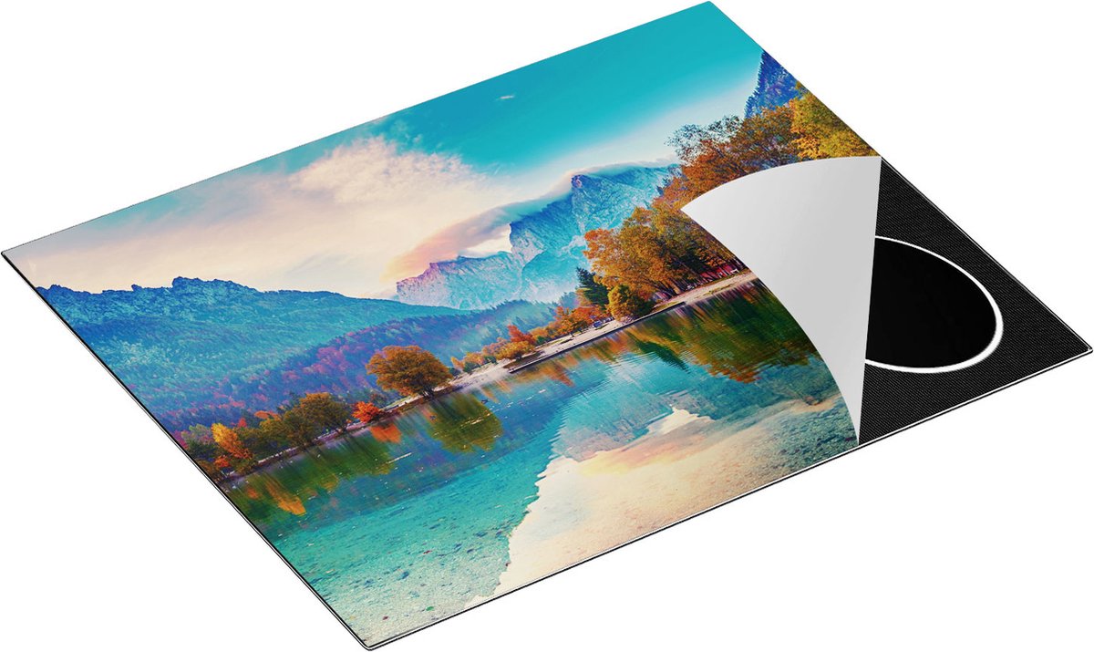 Chefcare Inductie Beschermer Meer - 65x50 cm - Afdekplaat Inductie - Kookplaat Beschermer - Inductie Mat