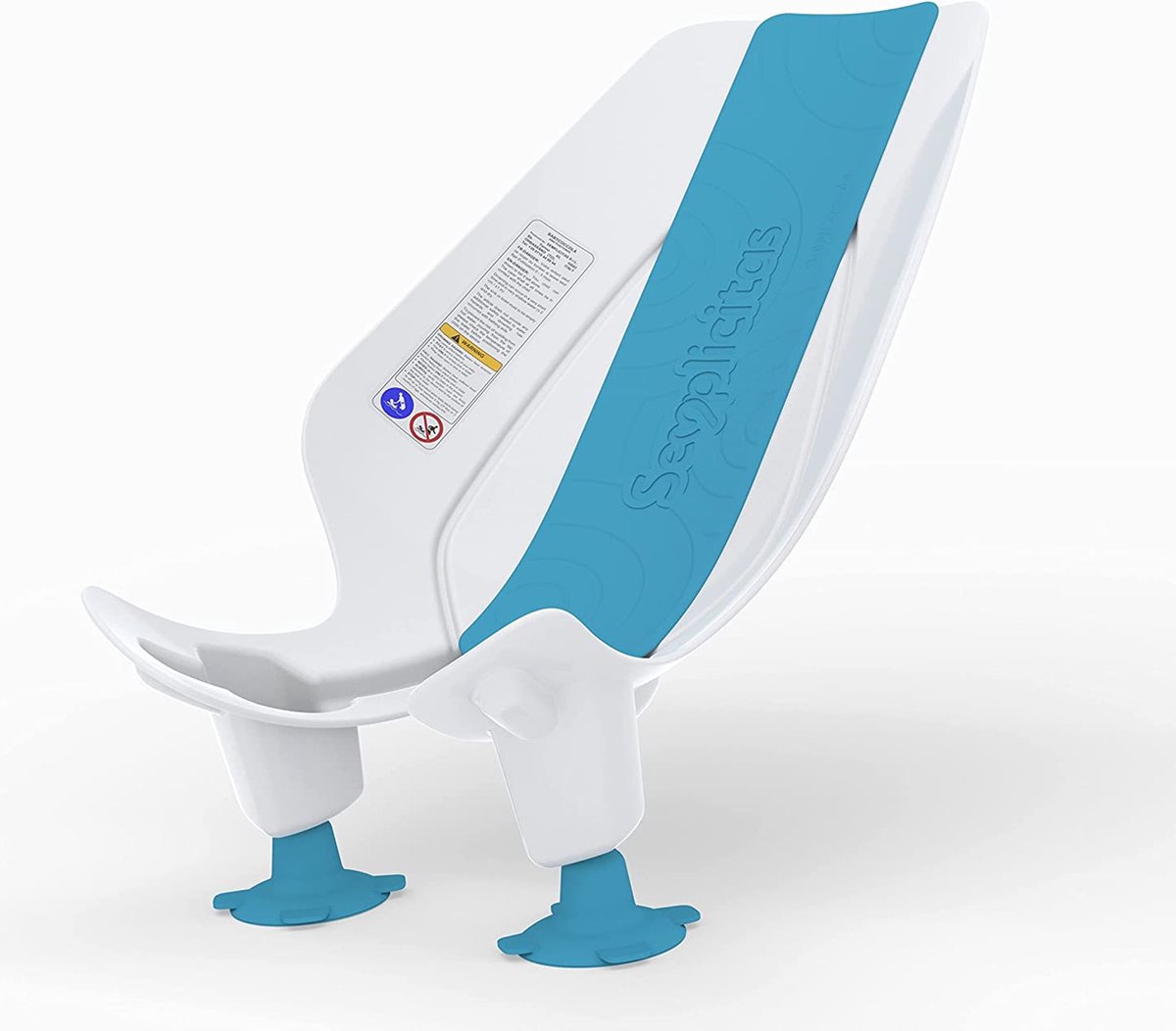 Babycoccola - badzitje- babybad - Flexibel - transporteerbaar - Comfort - Geschikt voor bad/douche en spoelbak -Blauwe kleur
