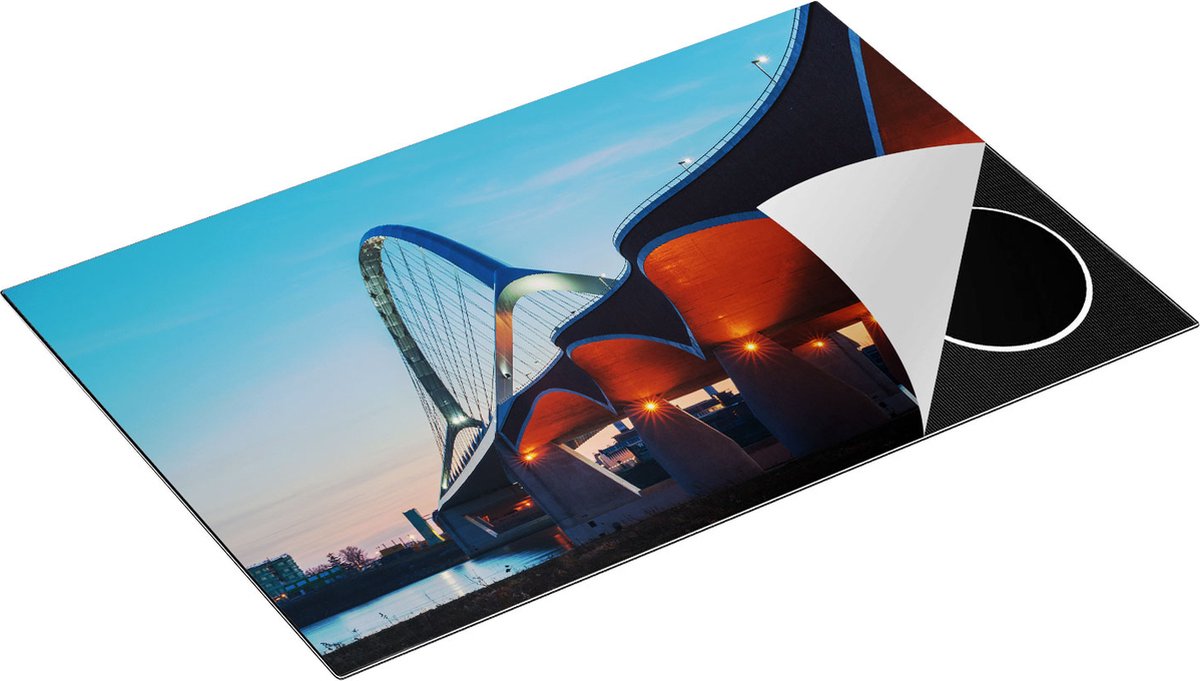 Chefcare Inductie Beschermer Oversteek Brug in Nijmegen - 80,2x52,2 cm - Afdekplaat Inductie - Kookplaat Beschermer - Inductie Mat
