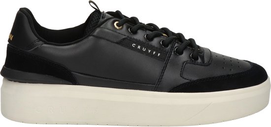 Cruyff Endorsed Tennis Lage sneakers - Leren Sneaker - Heren - Zwart - Maat 41