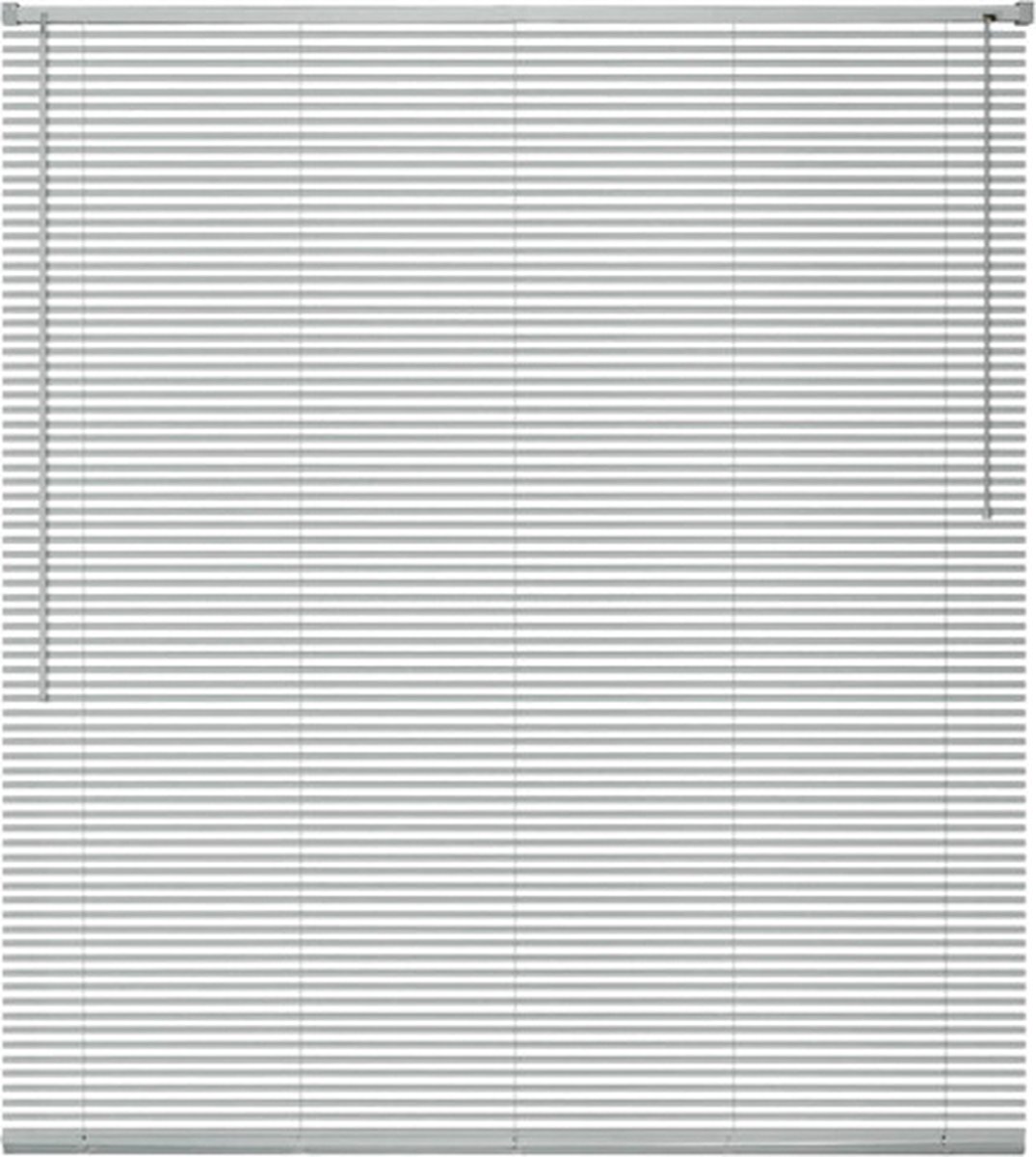 vidaXL Zonwering aluminium 140x160 cm zilverkleurig
