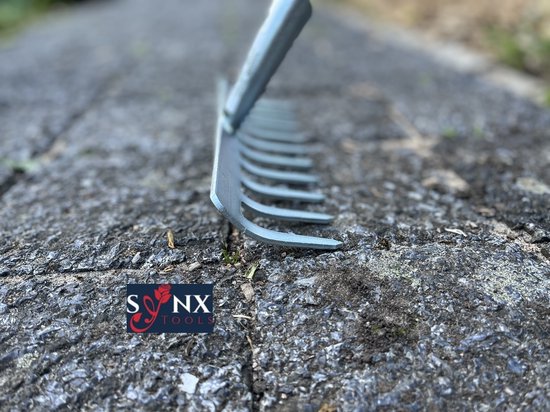 Synx Tools Tuinhark 10 Tanden verzinkt Hark - Harken - Bladharken - Bodembewerkers - Onkruidverwijderaar - Tuinartikelen - Compleet Incl. 150cm steel van Synx Tools — afbeelding 5