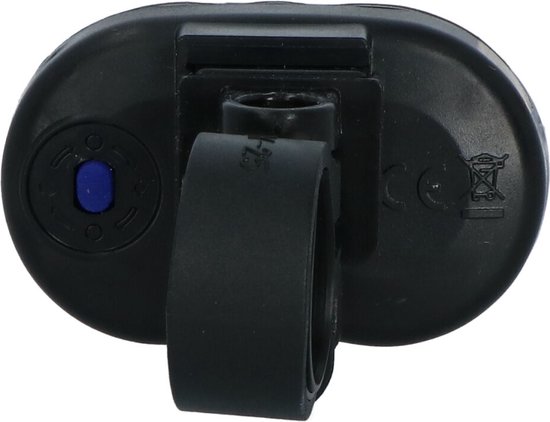 Dresco Fietsverlichting - Fietslamp Classic - LED Koplamp Zwart — afbeelding 3