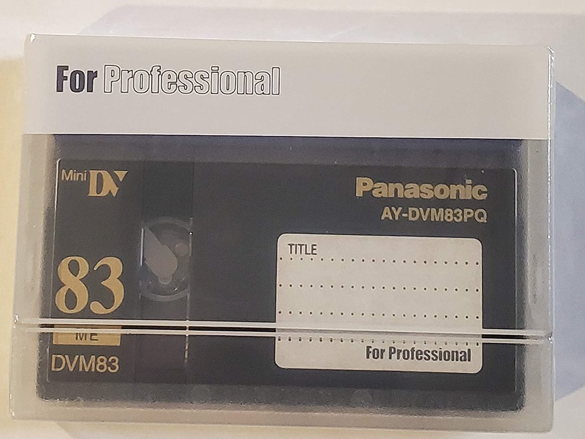 Cassette vidéo Digital Panasonic pour mini DV professionnel