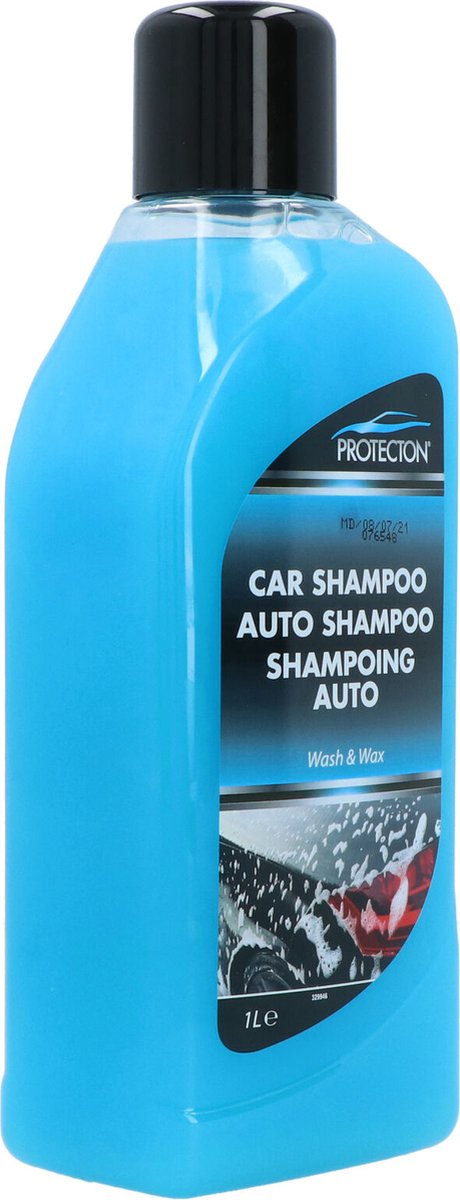 Protecton Auto Shampoo Wash & Wax - Reinigt grondig, snel en veilig - Verwijdert vuil, vet & aanslag - Voor alle soorten lak - Herstelt de glans - Laat een beschermende waslaag achter – 1 Liter – foto 6