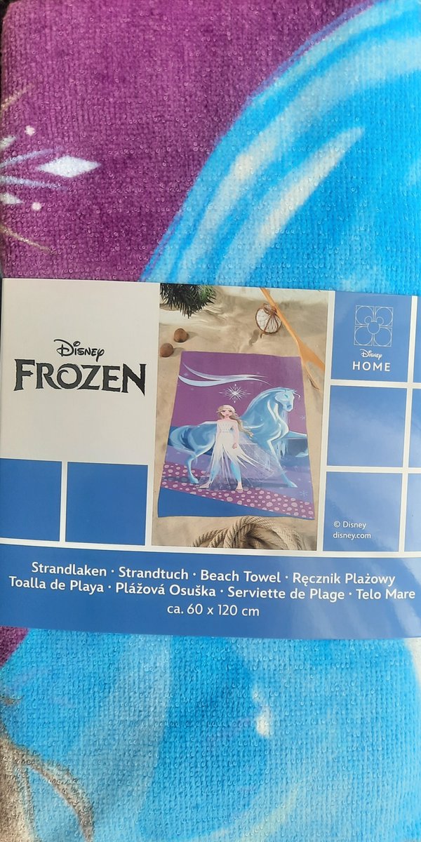 Jerry Fabrics Frozen Badhanddoek – 70 X 140 Cm – Strandlaken – Superzacht – Officieel Frozen Design