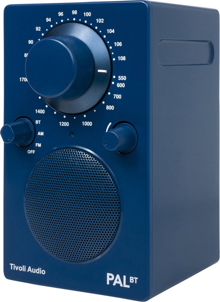 Tivoli Audio PAL BT Draagbare radio met FM, AM en Bluetooth Blauw