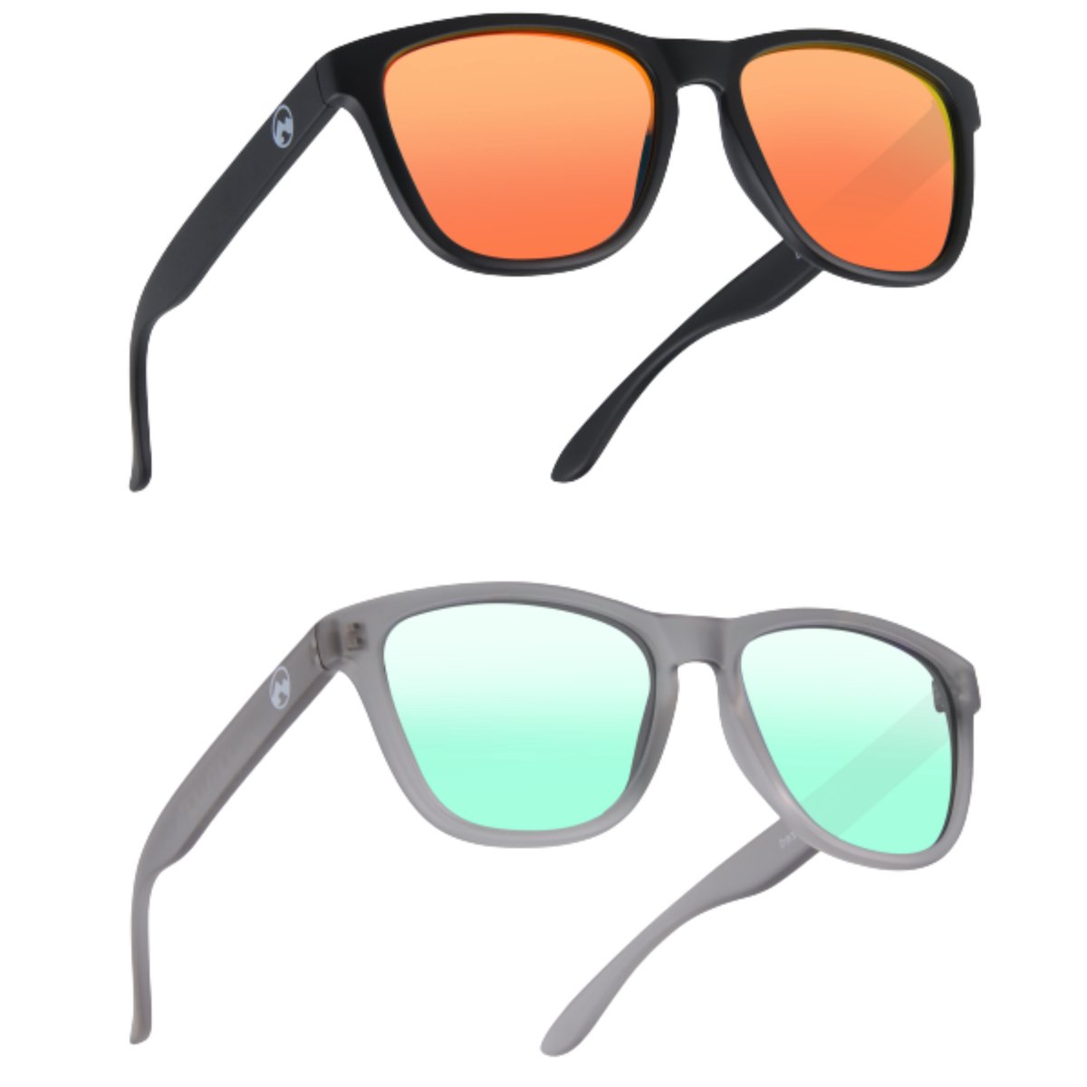 MowMow® 2-pack Zonnebril Essential collection - Dames - Heren - Unisex - Gepolariseerd - UV 400