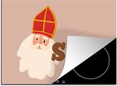 Inductie beschermer - Inductie Mat - Kookplaat beschermer - Sinterklaas - Chocolade - Sint - Kinderen - Jongens - Meisjes - Kind - 71x52 cm - Afdekplaat inductie - Inductiebeschermer