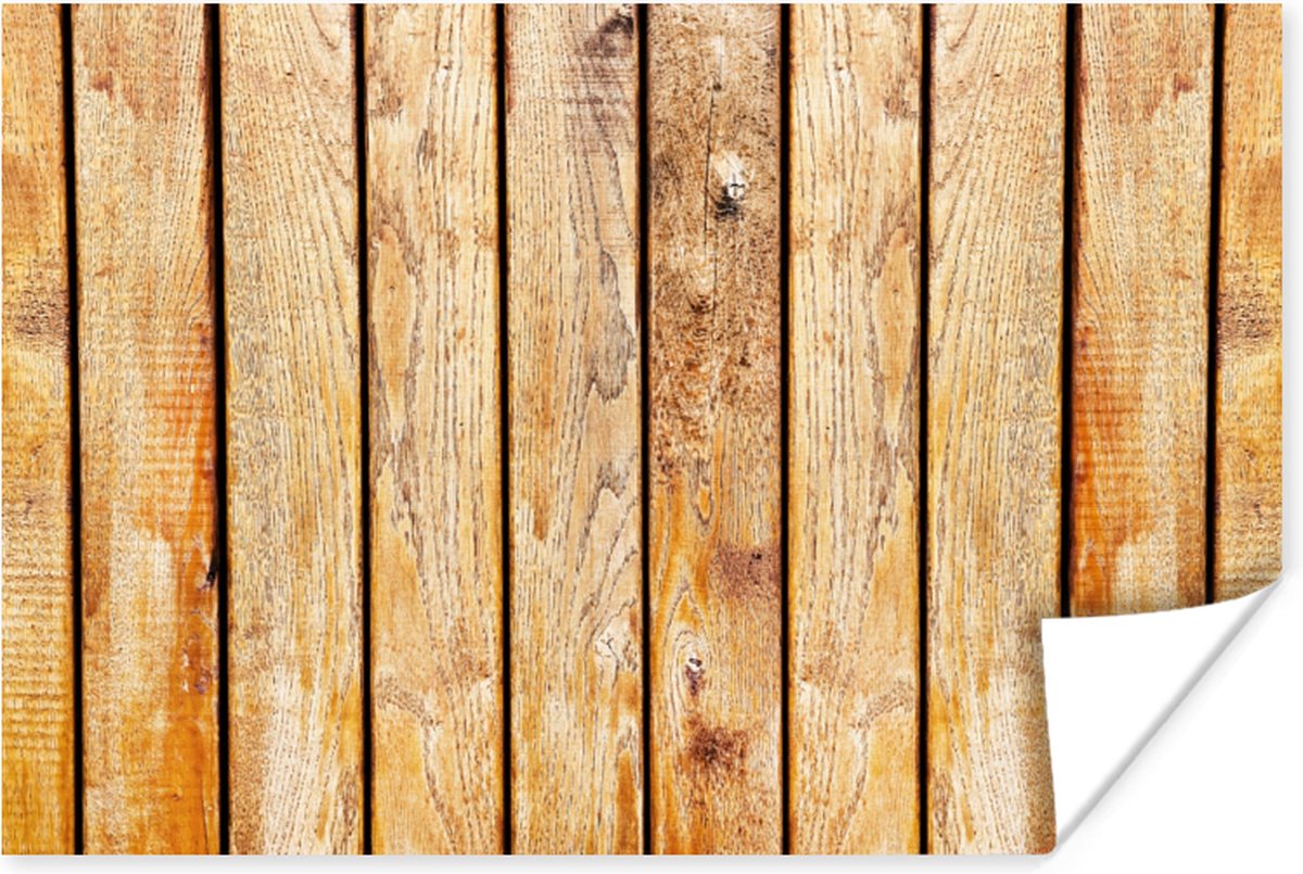 Poster Planken - Hout - Structuur - 180x120 cm XXL