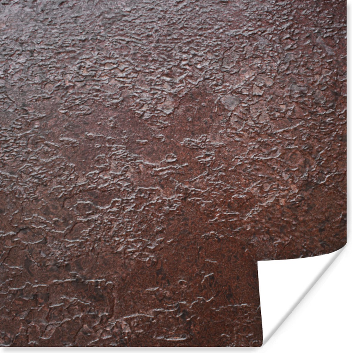 Poster Roest - Industrieel - Metaal - 75x75 cm