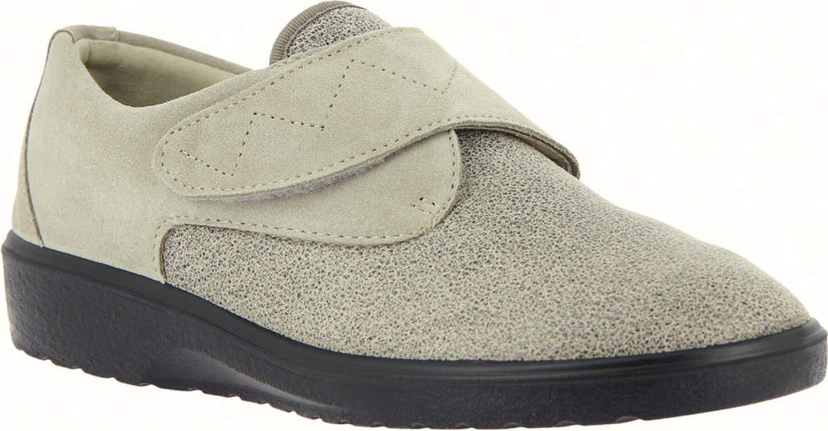 Varomed - Palma - Luxe verbandschoenen - maat 39 - wijdte H - Kiezel - echt leder - stretch - met CE keurmerk -