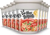 Thai Temple® | 24 x 60 gr Panda Noodles in Cup | GARNALEN | instant noedels in beker | Shrimp flavour |