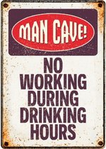 Bord Blik Man Cave (v)