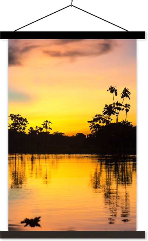 Schoolplaat - Water - Natuur - Zomer - Lucht - Zwarte latten